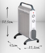 Обігрівач конвекторний Adler AD 7750 IP24 1000Вт – 2000Вт