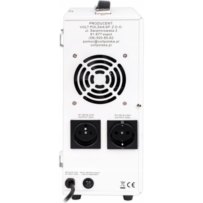 ДБЖ Volt Polska SINUS PRO 1200 E PLUS 12/230V 800/1200W 3SPM12012M - Зображення 4