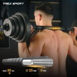 Набір регульованих бітумних гантелей Trex Sport 2х20 кг TX-020SNO - Зображення 4