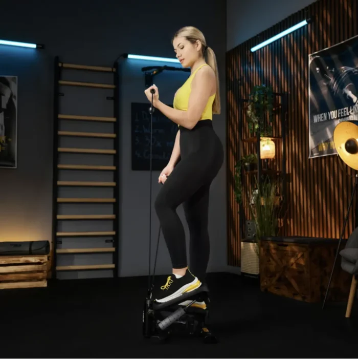 Степпер Trex-Sport TX-070SP Twiz чорний з еспандерами - Зображення 8