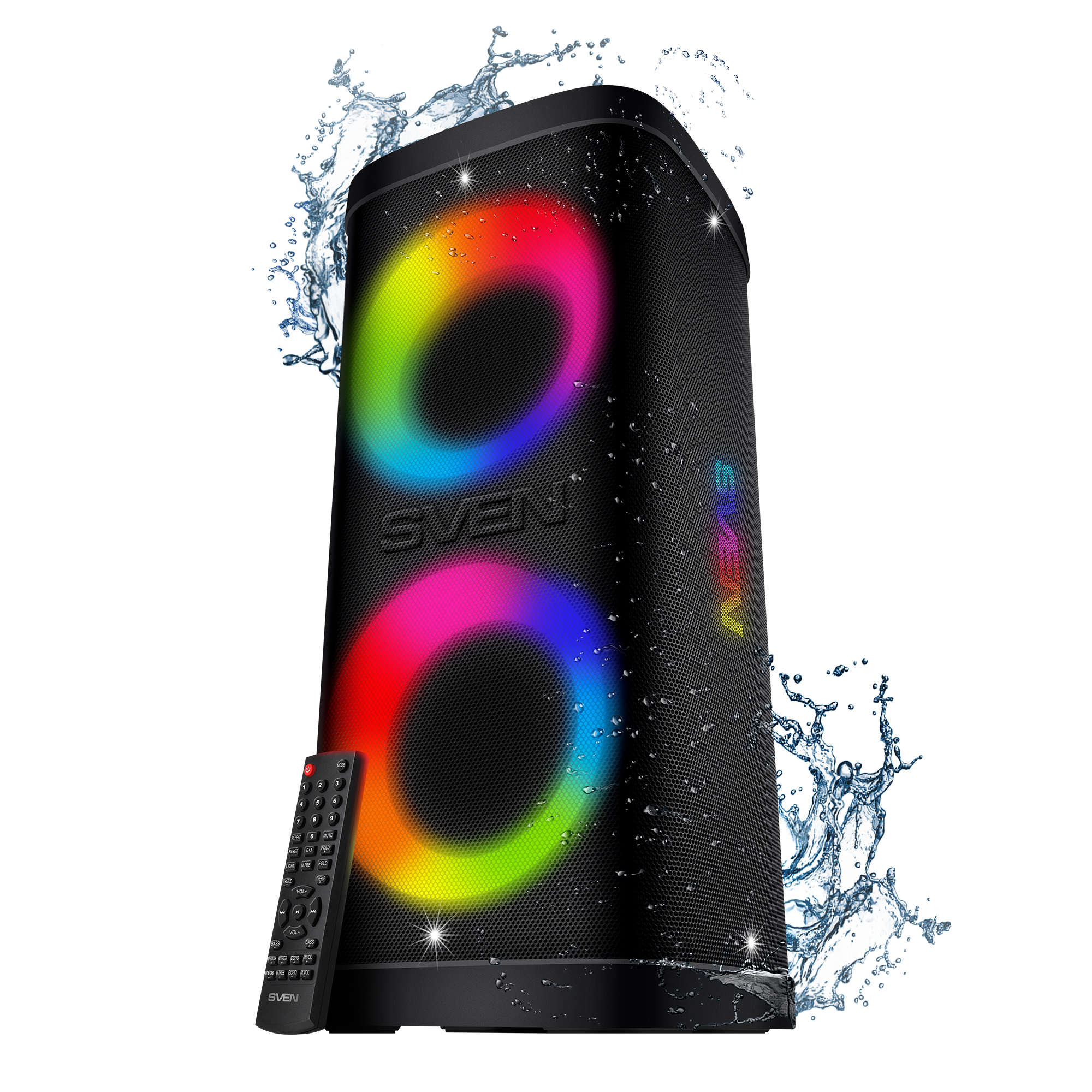 006-photo-zoom-5 Портативна бездротова Bluetooth-колонка SVEN PS-950 160 Вт TWS FM - Зображення 1