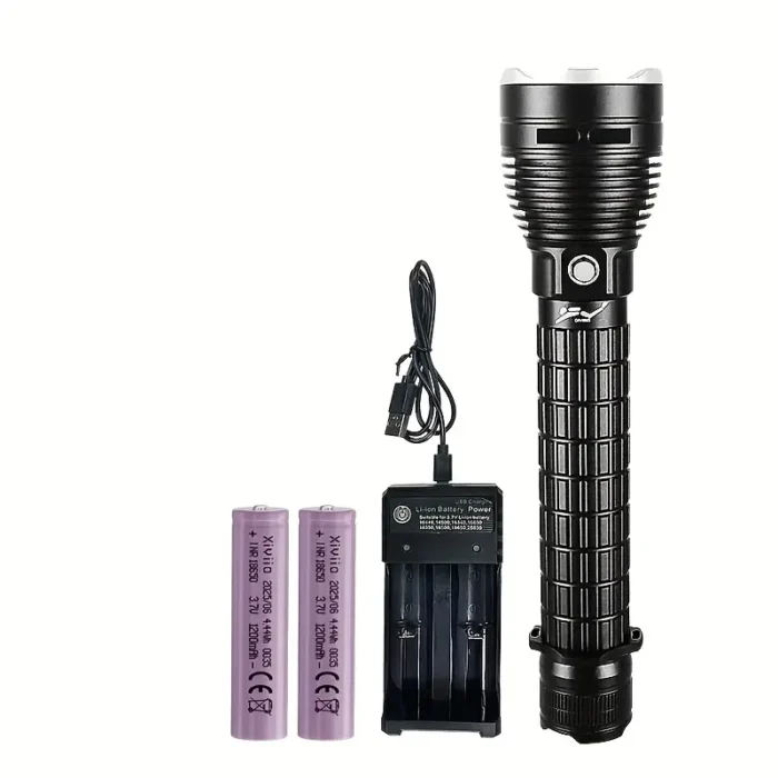 Ліхтарик LED XHP70 для дайвінгу,акумулятора 26650 - Зображення 6