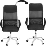 Офісний обертовий стілець Springos HF0032 чорний - Зображення 3