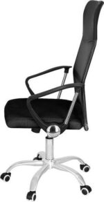 Офісний обертовий стілець Springos HF0032 чорний - Зображення 7