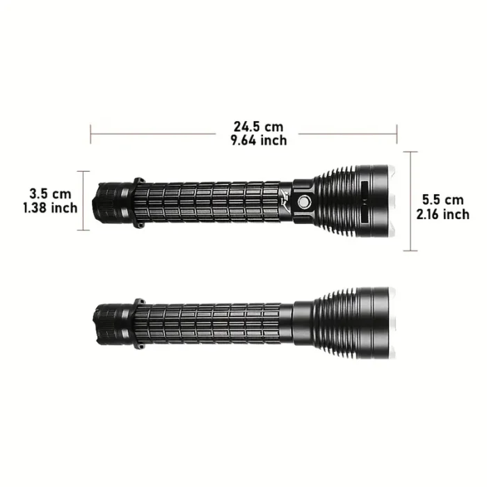 Ліхтарик LED XHP70 для дайвінгу,акумулятора 26650 - Зображення 3