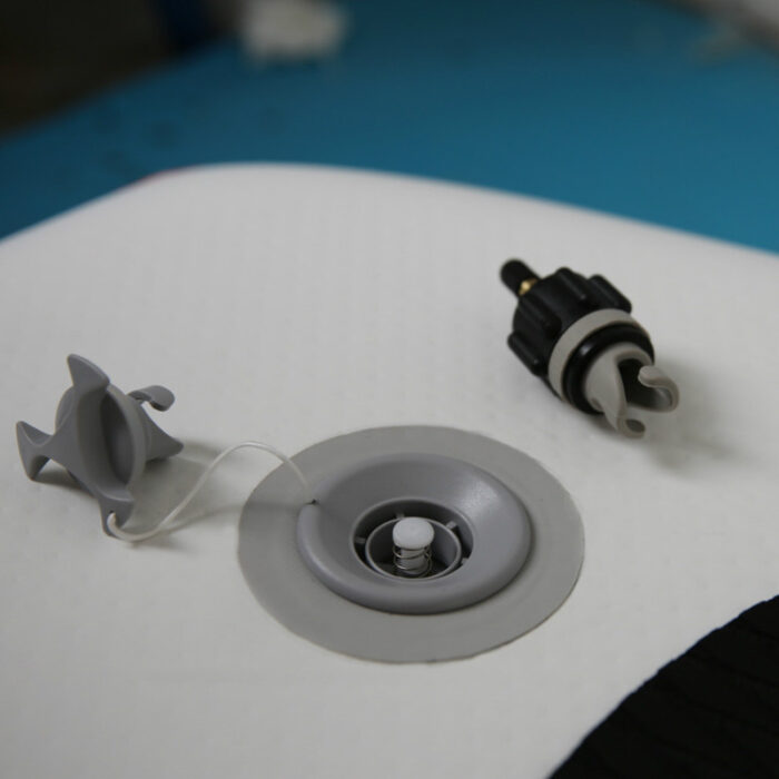 Багатофункціональний адаптер для клапана повітряного насоса для SUP чорний - Зображення 4