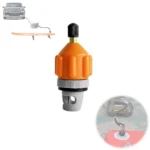 Багатофункціональний адаптер для клапана повітряного насоса для SUP оранжевий - Зображення 2