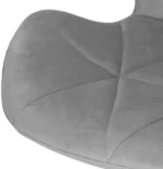 Oбертовий стілець Springos HF0018 Сірий оксамит - Зображення 4