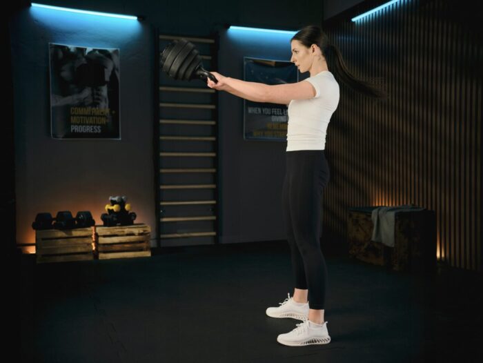 Набір регульованих бітумних гантелей 4 в 1 Trex Sport 2х20 кг TX-020SNO - Зображення 6