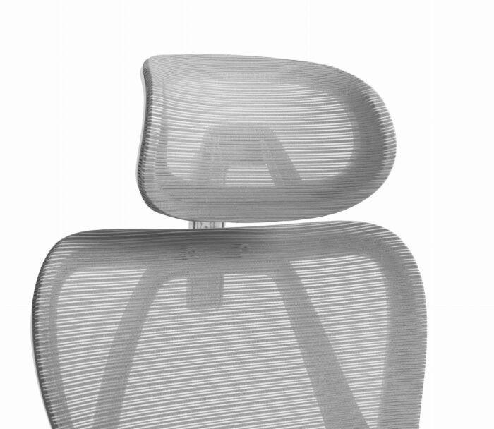 Офісне крісло CABRO C507 сіро-біла тканина - Зображення 5