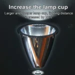 Ліхтарик LED XHP70 для дайвінгу,акумулятора 26650 - Зображення 5