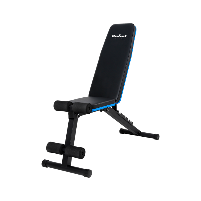 Похила тренажерна лава REBEL ACTIVE з фіксатором ніг RBA-2002 - Зображення 2