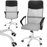 Офісний обертовий стілець Springos HF0032 сірий - Зображення 3