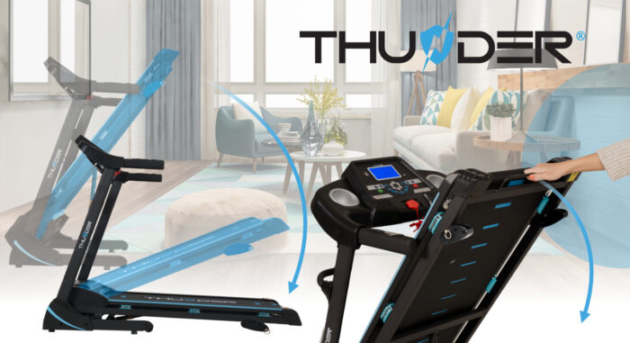 A Бігова доріжка електрична THUNDER ICON-BLACK - Зображення 7