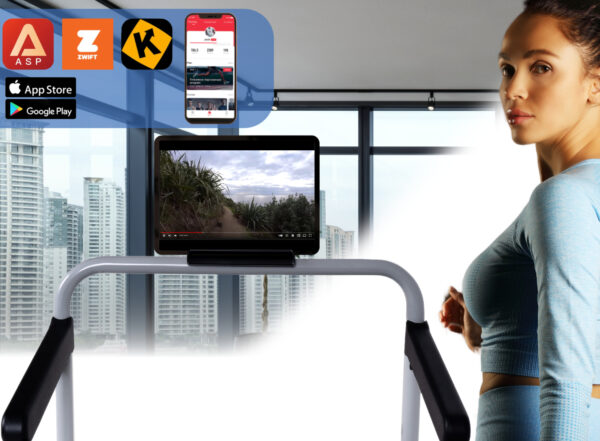 A1 Бігова доріжка електрична THUNDER IMPACT-SILVER - Зображення 4