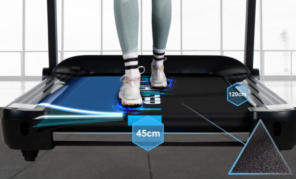 E Бігова доріжка електрична THUNDER PHENOM-S-BLACK - Зображення 3