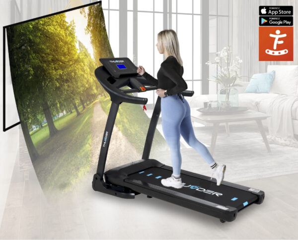 B Бігова доріжка електрична THUNDER PHENOM-S-BLACK - Зображення 6