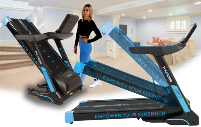 e Бігова доріжка електрична THUNDER IGNITE-S-TFT-BLACK - Зображення 9