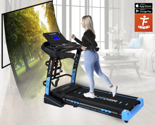 B Бігова доріжка електрична THUNDER ELITE-DS-BLACK - Зображення 5