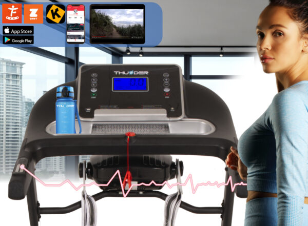 A Бігова доріжка електрична THUNDER RAPID-DS-BLACK - Зображення 5