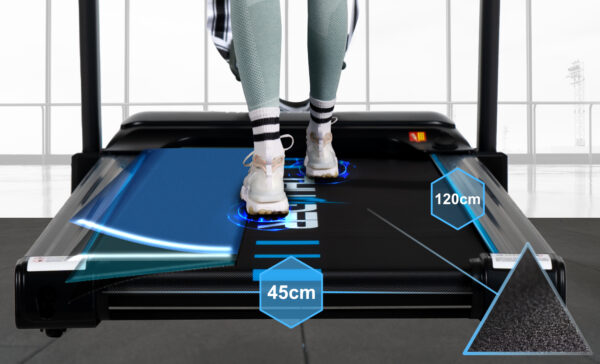 E Бігова доріжка електрична THUNDER RAPID-DS-BLACK - Зображення 2