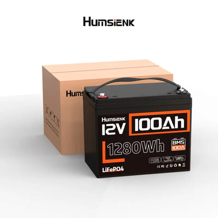 Акумулятор Humsienk 100Ah LiFePO4 12V (HS12V100AH100) - Зображення 2