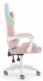 Геймерське крісло тканинне Hell's Chair HC-1000 Pink LED - Зображення 4