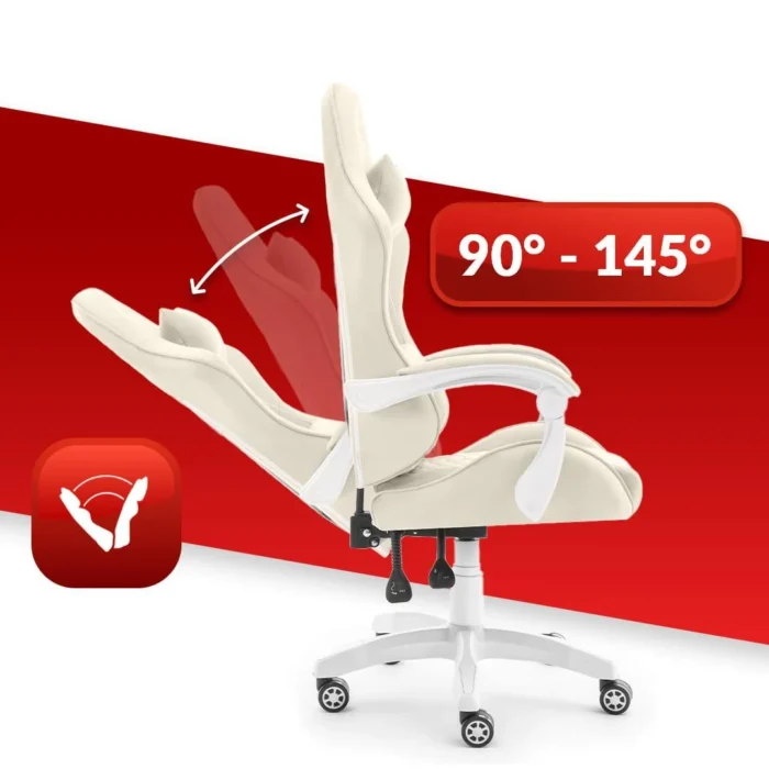 Геймерське крісло тканинне Hell's Chair HC-1000 Beighe - Зображення 8