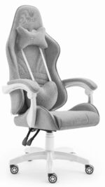 Геймерське крісло Hell's Chair Rainbow 2.0 Grey тканина - Зображення 3