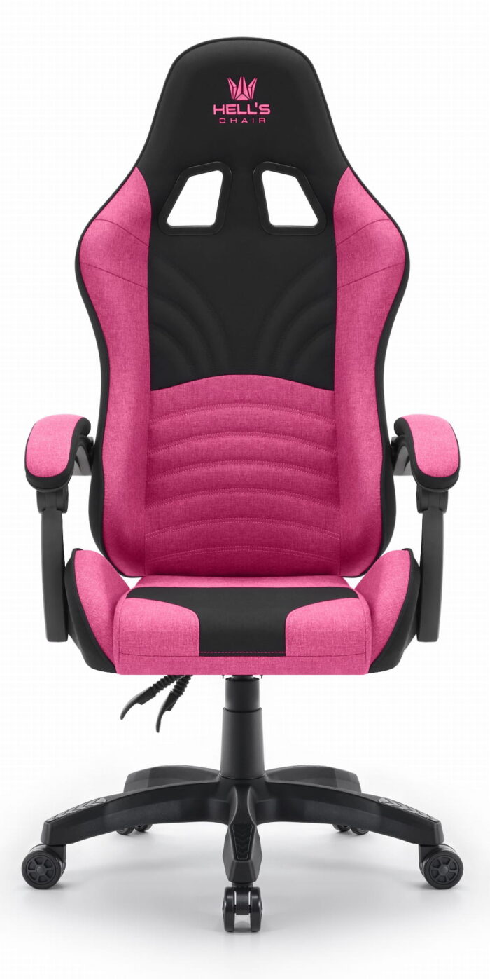 Геймерське крісло Hell's Chair Rainbow 2.0 Pink Black тканина - Зображення 4