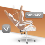 Геймерське крісло Hell's Chair Rainbow Biege екошкіра - Зображення 3