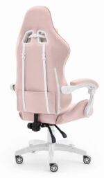 Геймерське крісло Hell's Chair Rainbow 2.0 Pink тканина - Зображення 3
