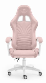 Геймерське крісло Hell's Chair Rainbow 2.0 Pink тканина - Зображення 4