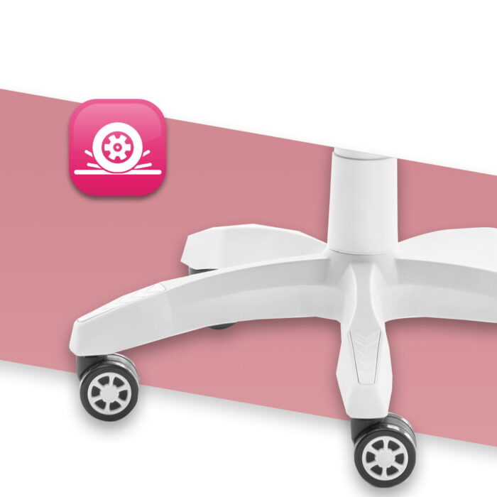 Геймерське крісло Hell's Chair Rainbow 2.0 Pink тканина - Зображення 8