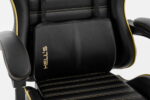 Геймерське крісло екошкіра Hell's Chair HC-1003 2.0 чорне золото - Зображення 5
