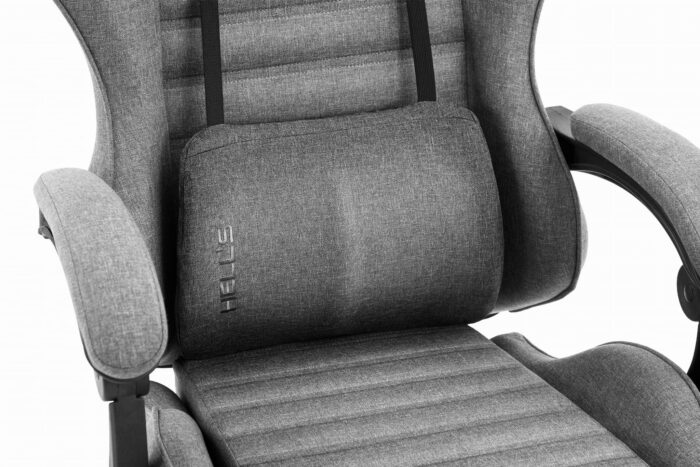 Геймерське крісло Hell's Chair HC-1003 2.0 Grey Black тканина - Зображення 5