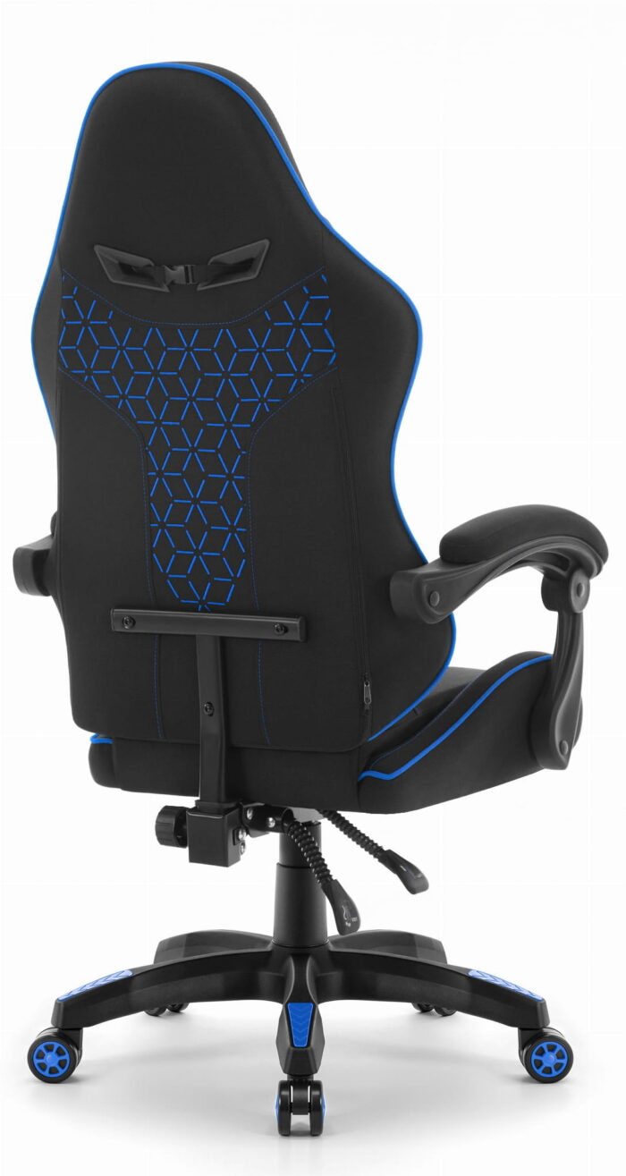 Геймерське крісло Hell's Chair HC-1008 Black Blue 2.0 тканина/сітка - Зображення 4