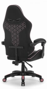 Геймерське крісло Hell's Chair HC-1008 Black Pink 2.0 тканина/сітка - Зображення 5