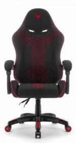 Геймерське крісло Hell's Chair HC-1008 Black Red 2.0 тканина/сітка - Зображення 3