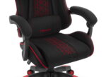 Геймерське крісло Hell's Chair HC-1008 Black Red 2.0 тканина/сітка - Зображення 5