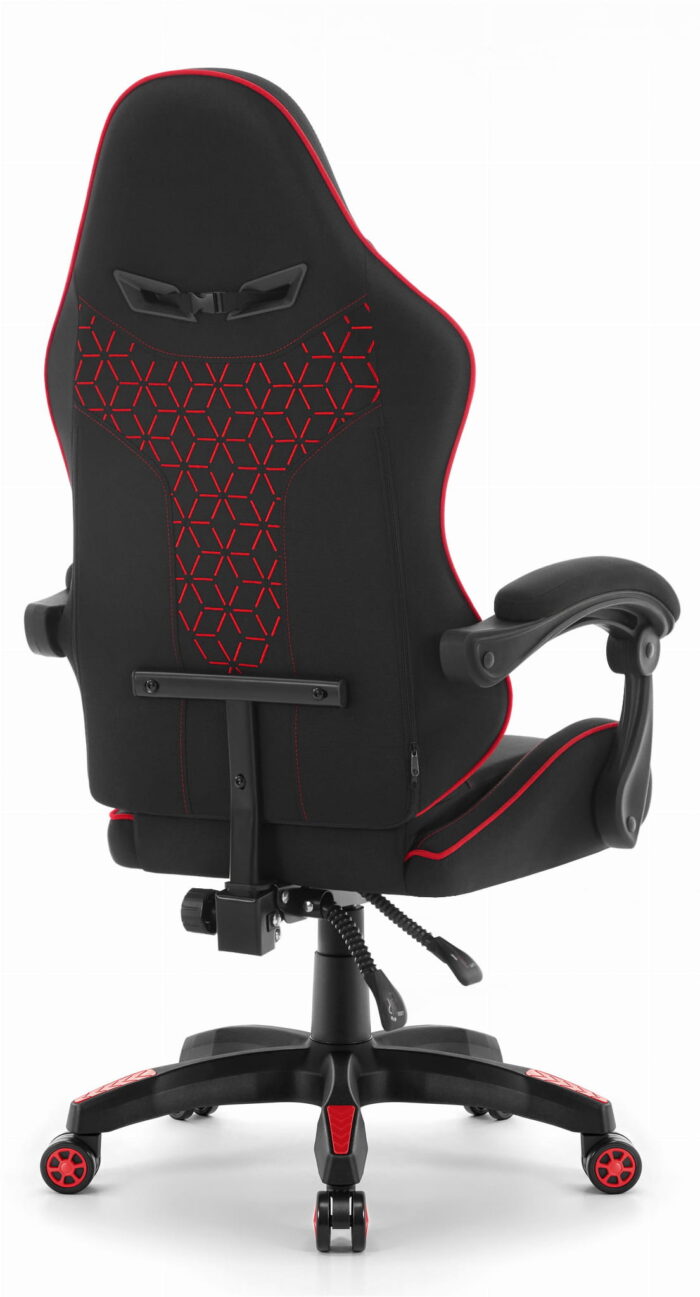 Геймерське крісло Hell's Chair HC-1008 Black Red 2.0 тканина/сітка - Зображення 6