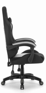 Геймерське крісло Hell's Chair HC-1012 Black Grey тканина - Зображення 3