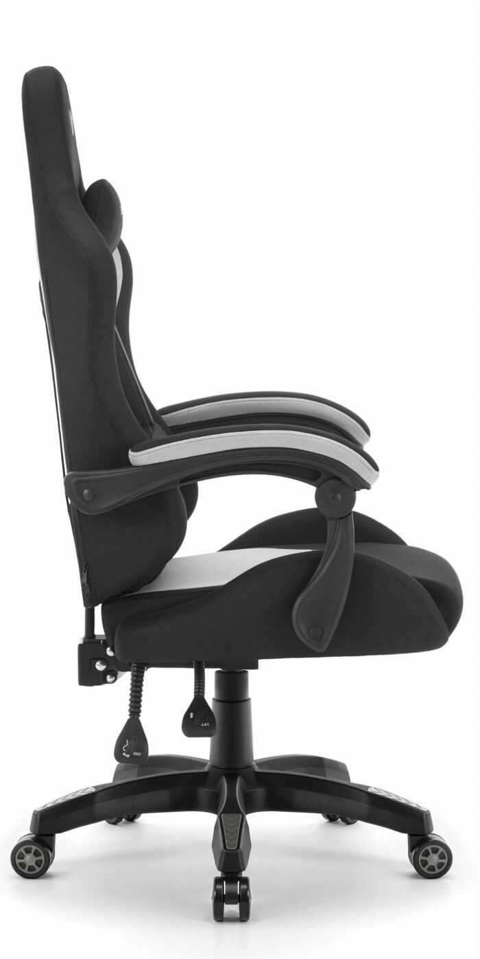 Геймерське крісло Hell's Chair HC-1012 Black Grey тканина - Зображення 3