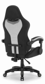 Геймерське крісло Hell's Chair HC-1012 Black Grey тканина - Зображення 4