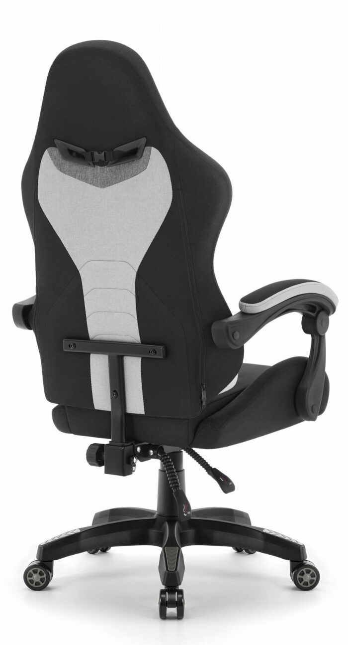 Геймерське крісло Hell's Chair HC-1012 Black Grey тканина - Зображення 4