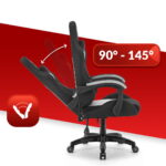 Геймерське крісло Hell's Chair HC-1012 Black Grey тканина - Зображення 7