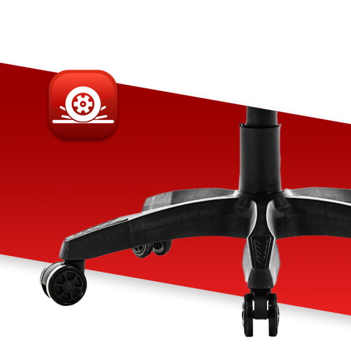 Геймерське крісло Hell's Chair HC-1012 Black Grey тканина - Зображення 8