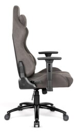 Геймерське крісло Hell's Chair HC-1013 Grey Black тканина - Зображення 3