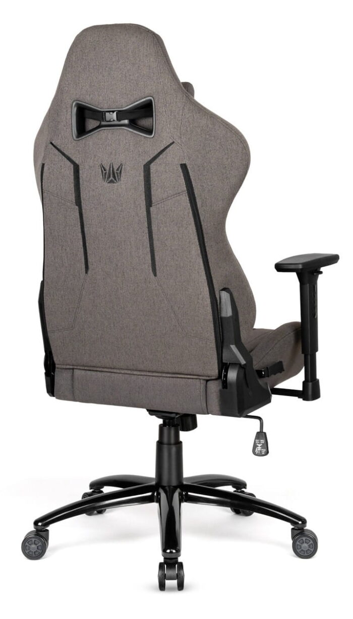 Геймерське крісло Hell's Chair HC-1013 Grey Black тканина - Зображення 4