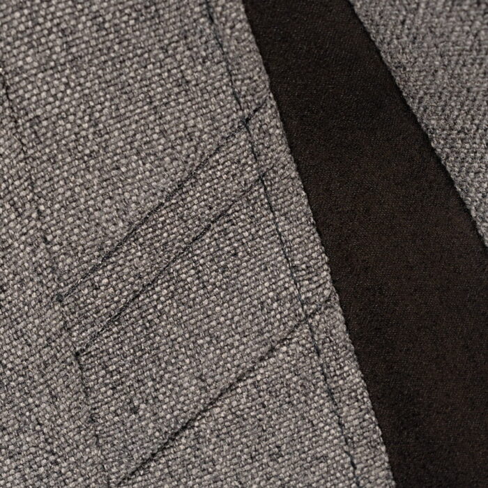 Геймерське крісло Hell's Chair HC-1013 Grey Black тканина - Зображення 9